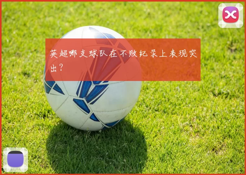 英超哪支球队在不败纪录上表现突出？