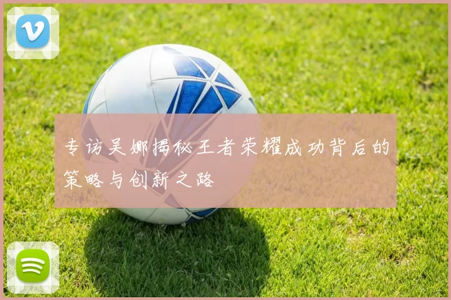 专访吴娜揭秘王者荣耀成功背后的策略与创新之路